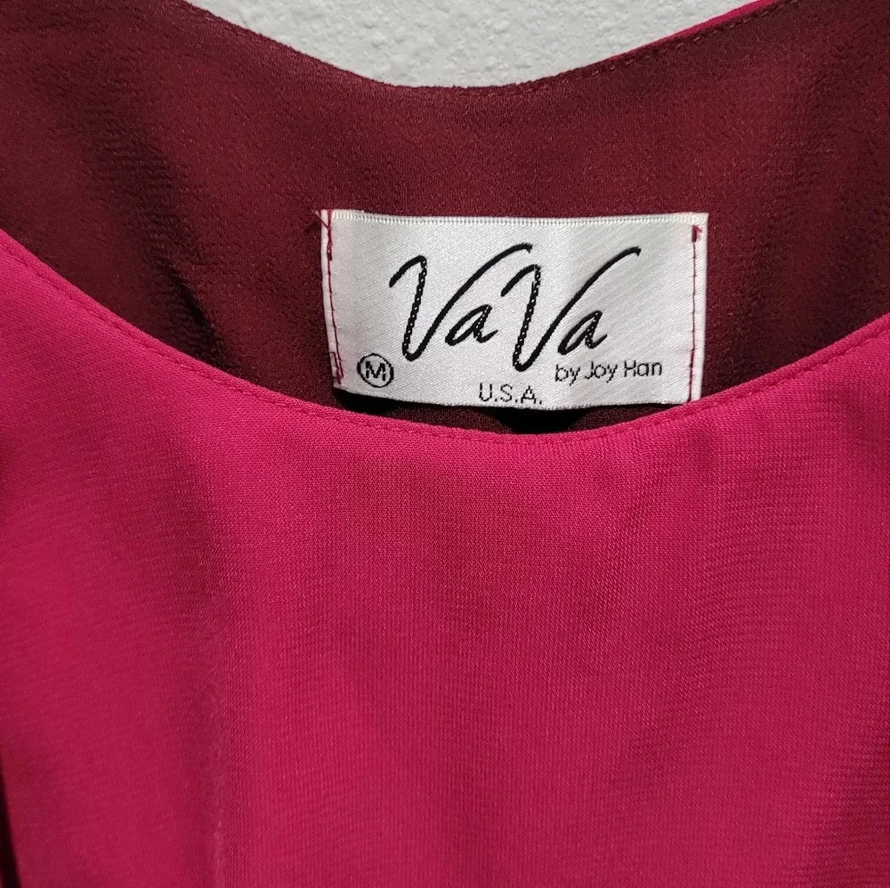 VaVa by Joy Han Magenta dress - Picture 4 of 7